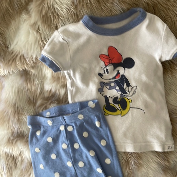 2for$20❤️Disney Minnie baby 👧🏻 Gap PJs - Picture 8 of 12